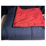 QUEEN SIZE NAVY/BLUE COMFORTER SET