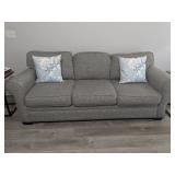 CINDY CRAWFORD COUCH - GREY 1 YEAR NEW