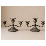 Silver Candle Holder