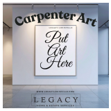 Legacys Carpenter Art Auction Part 2 Original Art Signed Prints One of a Kind Pieces