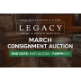 March Consignment Auction Ends Mar 26  Antiques MidCentury  Collectibles