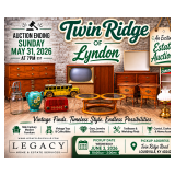 Twin Ridge of Lyndon Auction Ends May 31