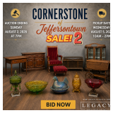 Cornerstone of Jeffersontown Sale 2 Online Auction Vintage Glass Fenton Furniture Decor 