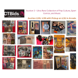 Auction 3 - Ultra Rare Collection of Pop Culture, Sports, Comics, and Music