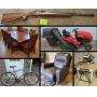 Rifles, Riding Mower, Dining Set, Table Saw, Bicycles, & More!