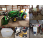 John Deere Tractor, Kilns, Mowers, Freezers, Tools, & More!