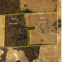 65 Acre Farm offered in 3 Individual Tracts of 1.89ac Land, 28.93ac Wooded, and 34.22ac Tillable