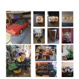 1988 Mazda Convertible, 50+ Invicta Watches, Jewelry, African Tribal & Asian Decor and Statues from 