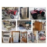International 240 Tractor, Honda 300 4 Wheeler, Household Furniture and Decor, Appliances, Power & H