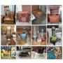 Vintage/Antique Vendor Liquidation: Furniture, Lamps, Glassware, Jewelry, Collectibles, Books, Crock