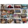 Vinyl Albums, Vintage Jewelry and Purses, Ruby Glass and Others, Antique Furniture & Decor, Applianc
