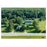 36 Acres with 3 Bed Ranch Home, Detached Garage, Outbuildings with Pond  offered in 3 Tracts 