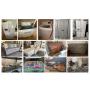 Appliances, Household Furniture & Decor, Antiques & Collectibles, Guitar, Barbies, Glassware & Small