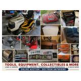 Tools, Mowers, Collectibles, Household Treasures and More