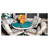 Outdoor set with 6 chairs