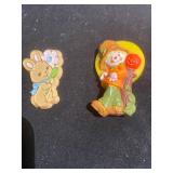 Vintage Hallmark Halloween Scarecrow broach