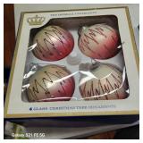 Vintage the imperial collection glass tree ornaments sold by Sears