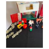 Vintage Fisher-Price Little People Play Family Farm - set includes Barn, Silo and various animal and