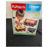 Vintage Playskool Lincoln Logs in Original Box