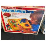 Vintage Mattel Preschool Lots-to-Learn Desk