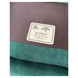 Mid century modern Green Velvet tufted chesterfield couch - has been reupholstered