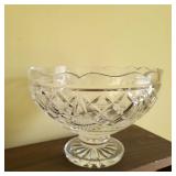 Waterford Crystal American Heritage Collection Thomas Edison footed centerpiece bowl
