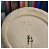 MARKED German Beer Stein Cobalt Blue with Pewter Lid