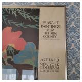 PEASANT PAINTINGS FROM HUHSIEN COUNTY THE PEOPLE REPUBLIC OF CHINA EXPO POSTER DATED 1980  