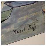 The Regattas by Raoul Dufy Painting - Raoul Dufy captures the lively rhythm of sailboats gliding thr