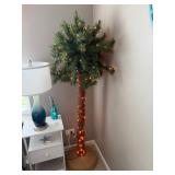 Pre-Lit Artificial Palm Tree with Lights. 