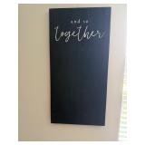 36 “X18” Wall art “And so together, they built a life they loved”