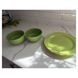 Royal Norfolk Sante Fe Lime Green dinnerware se
