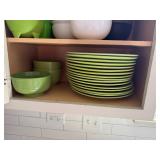 Royal Norfolk Sante Fe Lime Green dinnerware se