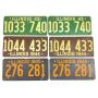 March 24th Vintage License Plate Collection