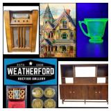 Incredible *Online Only* Weatherford Gallery Auction! Fine Furniture, Collectibles, Memorabilia..