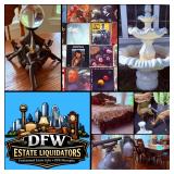 This Fri & Sat! ~Incredible Weatherford Estate Sale! Erte', Fine Porcelain, Art Nouveau, Bose, Thomasville, Glassware, WW2 Helmet, LP's, Vintage Collectibles, Tools & Much More!!