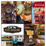 This Fri - Sun! Stunning $1.6 M - 6K SqFt Rockwall Fine Estate! Gorgeous Furnishings, Accents, Collectibles & More! Includes largest McCoy Pottery Collection!