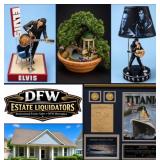 This Fri & Sat! ~HUGE Aubrey Collectibles Estate Sale! Elvis, Titanic, Perfume Bottles, Models, Barbie, Star Wars, Anime, Stainless Fridge, W/D Set, Texas-Ware & Much More!