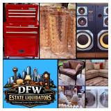 Incredible McKinney Estate Sale! Fine Furniture, Vintage Audio, WW2, Slot Cars, Quilts, W/D...