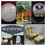 Incredible *Online Only* Weatherford Gallery Auction! Fine Furniture, Collectibles, Memorabilia..