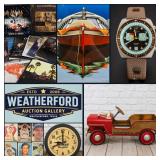Incredible *Online Only* Weatherford Gallery Auction! Fine Furniture, Collectibles, Memorabilia..