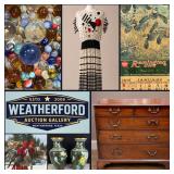 ~Incredible *Online Only* Weatherford Gallery Auction! Fine Furniture, Collectibles, Memorabilia, Vintage, Antiques, Artwork & Much More! Local P/U & Ship Avail.