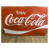 1970's Coca Cola Metal Sign
