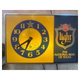 Lone Star Beer Clock