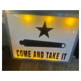 Flashing Come and Take It Sign