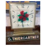 4 Roses Whiskey Clock