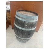 Wood Whiskey Barrel