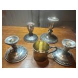Sterling Candle Holders