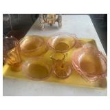 Pink Depression Glass Dishes