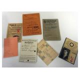1063	GROUP OF GERMAN IDENTIFICATION INCLUDING WWII